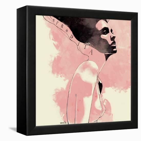 Afrodita-Manuel Rebollo-Framed Stretched Canvas