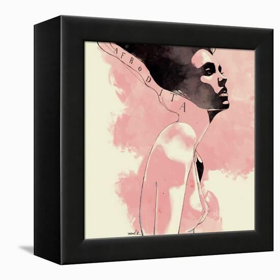 Afrodita-Manuel Rebollo-Framed Stretched Canvas