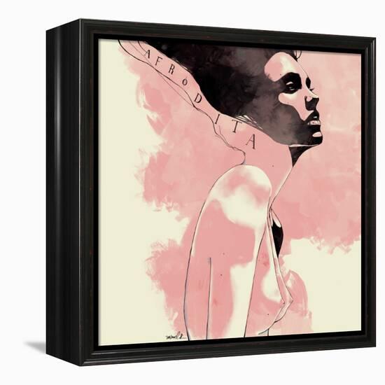 Afrodita-Manuel Rebollo-Framed Stretched Canvas