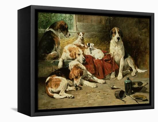 After a Good Day-John Emms-Framed Premier Image Canvas