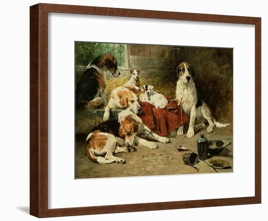 After a Good Day-John Emms-Framed Giclee Print