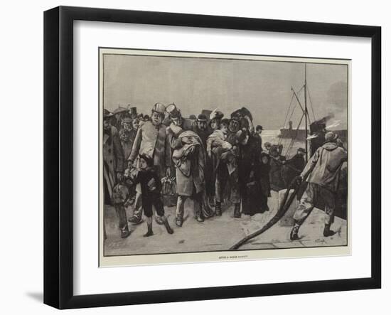 After a Rough Passage-Alfred Edward Emslie-Framed Giclee Print