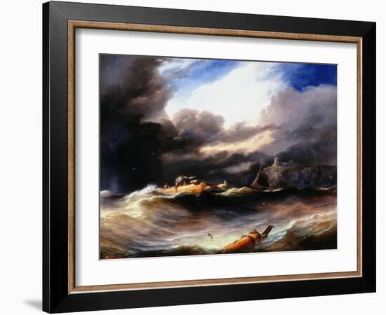 After a Storm-John Wilson Carmichael-Framed Giclee Print