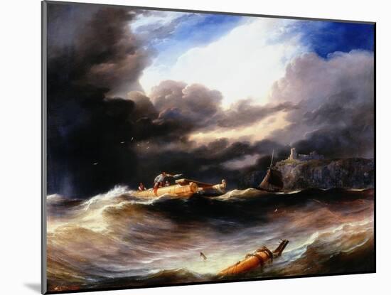 After a Storm-John Wilson Carmichael-Mounted Giclee Print