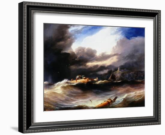 After a Storm-John Wilson Carmichael-Framed Giclee Print