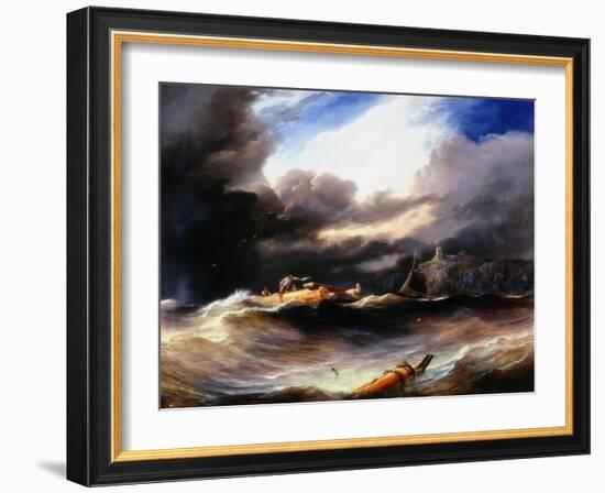 After a Storm-John Wilson Carmichael-Framed Giclee Print