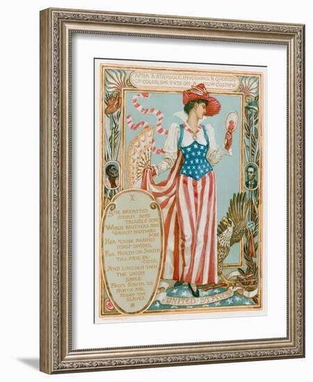 After a Struggle Involving a Question of Colour-Walter Crane-Framed Giclee Print