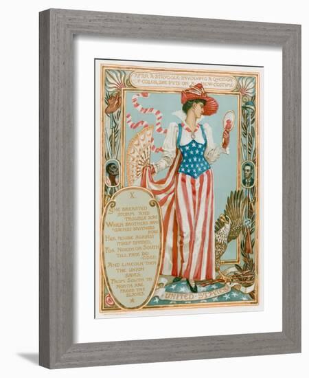 After a Struggle Involving a Question of Colour-Walter Crane-Framed Giclee Print