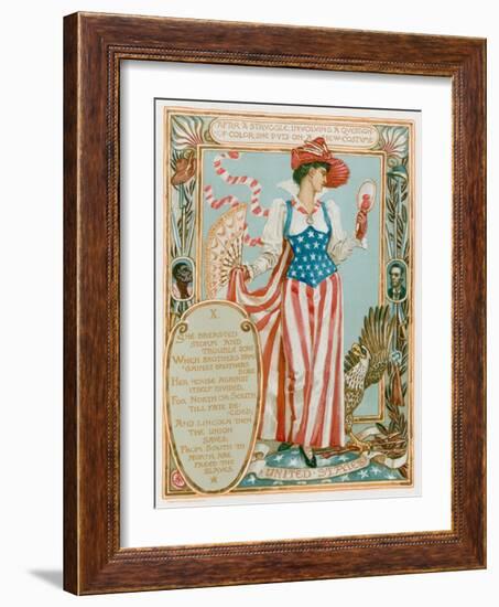 After a Struggle Involving a Question of Colour-Walter Crane-Framed Giclee Print