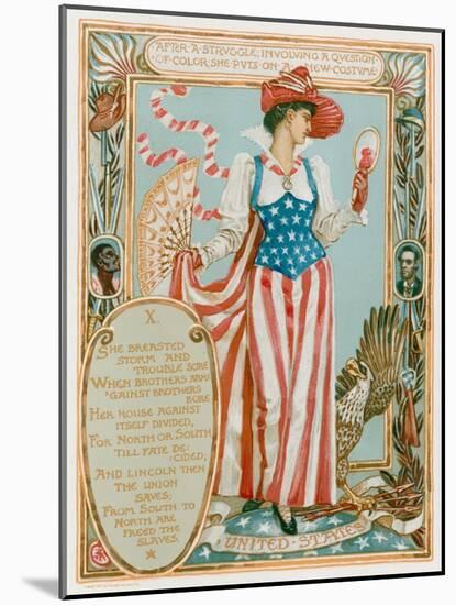 After a Struggle Involving a Question of Colour-Walter Crane-Mounted Giclee Print