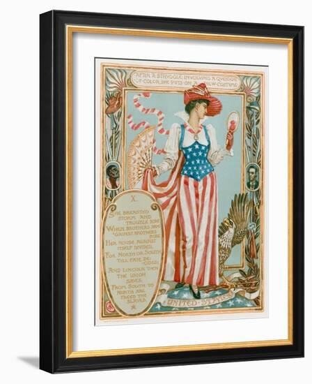 After a Struggle Involving a Question of Colour-Walter Crane-Framed Giclee Print