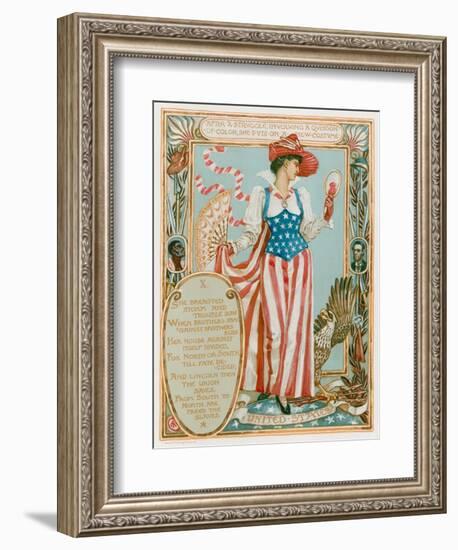 After a Struggle Involving a Question of Colour-Walter Crane-Framed Giclee Print