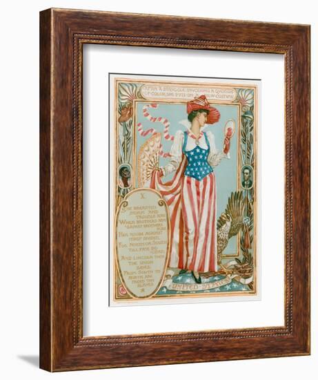 After a Struggle Involving a Question of Colour-Walter Crane-Framed Giclee Print