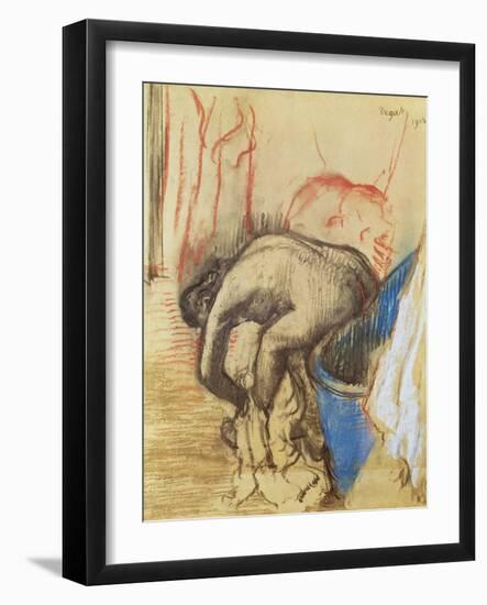 After Bath, 1903-Edgar Degas-Framed Giclee Print