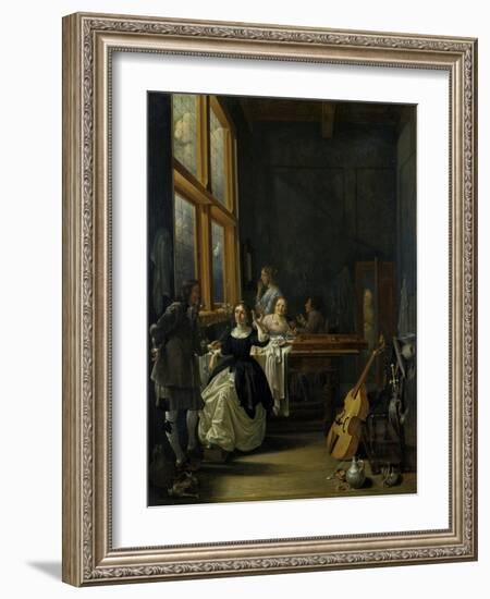 After Breakfast, 1601-50-Jacob Duck-Framed Giclee Print