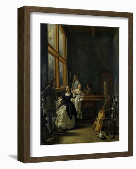 After Breakfast, 1601-50-Jacob Duck-Framed Giclee Print