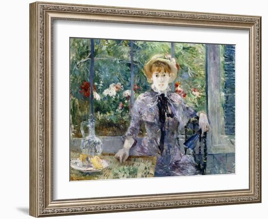 After Breakfast, 1881-Berthe Morisot-Framed Giclee Print