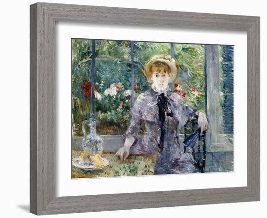 After Breakfast, 1881-Berthe Morisot-Framed Giclee Print