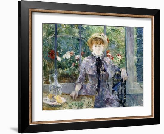 After Breakfast, 1881-Berthe Morisot-Framed Giclee Print