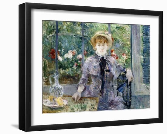 After Breakfast, 1881-Berthe Morisot-Framed Giclee Print