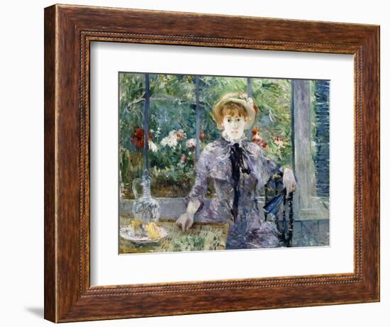 After Breakfast, 1881-Berthe Morisot-Framed Giclee Print