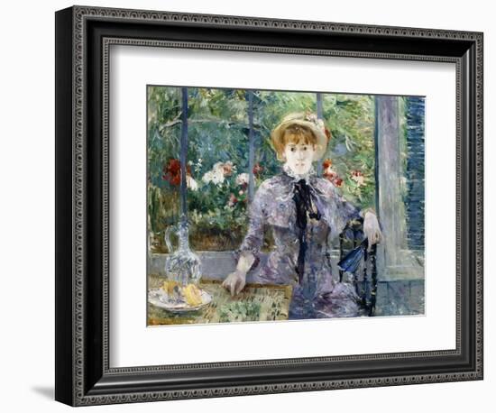 After Breakfast, 1881-Berthe Morisot-Framed Giclee Print