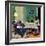 "After Dinner at the Farm," March 27, 1948-John Falter-Framed Giclee Print