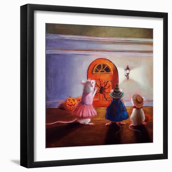 After Hour Trick or Treat-Lucia Heffernan-Framed Art Print