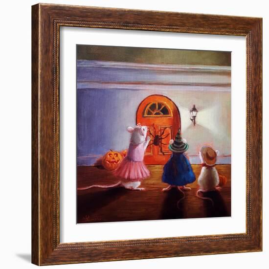 After Hour Trick or Treat-Lucia Heffernan-Framed Art Print