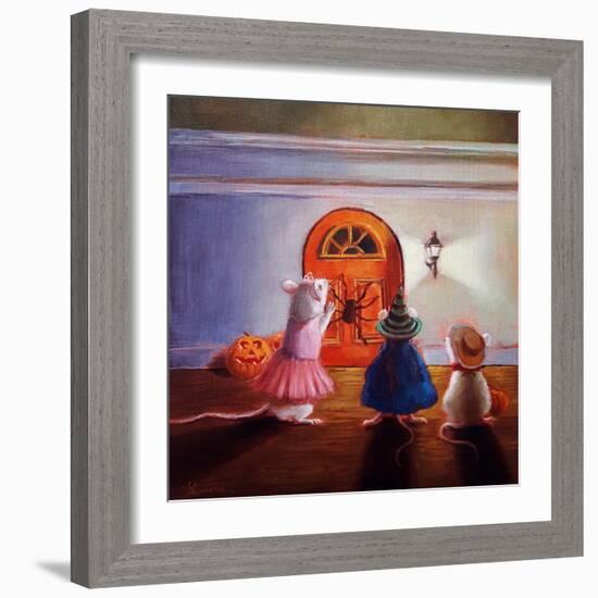 After Hour Trick or Treat-Lucia Heffernan-Framed Art Print