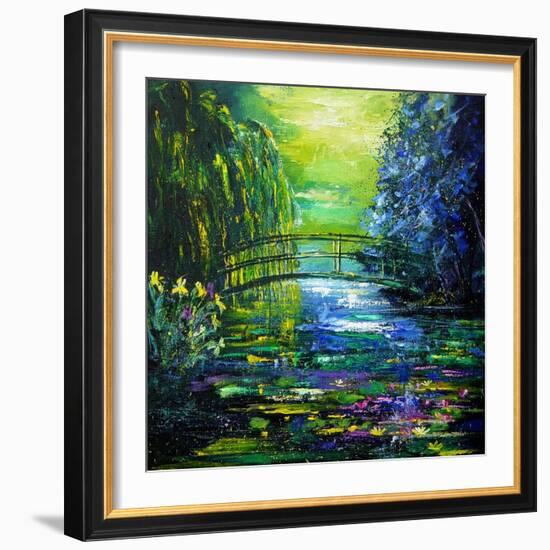 After Monet in Giverny-Pol Ledent-Framed Art Print