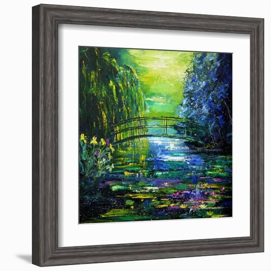 After Monet in Giverny-Pol Ledent-Framed Art Print