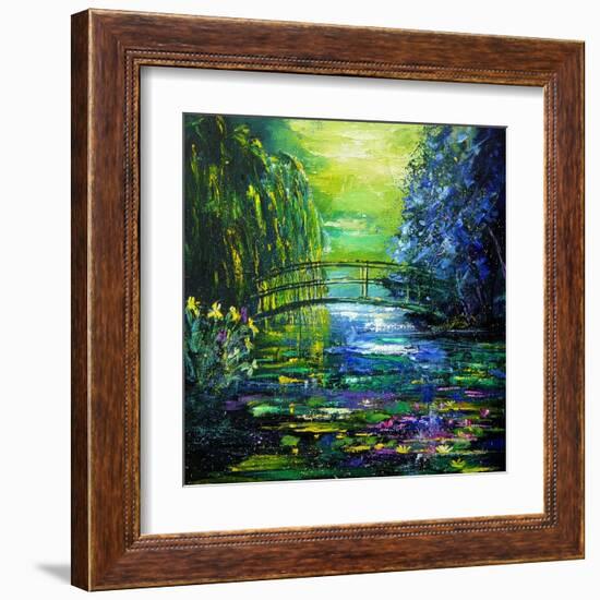 After Monet in Giverny-Pol Ledent-Framed Art Print