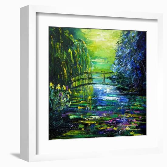 After Monet in Giverny-Pol Ledent-Framed Art Print