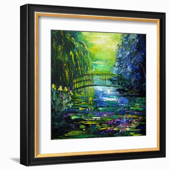 After Monet in Giverny-Pol Ledent-Framed Art Print