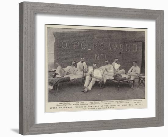 After Omdurman, Wounded Officers at the Military Hospital, Abadia-null-Framed Giclee Print