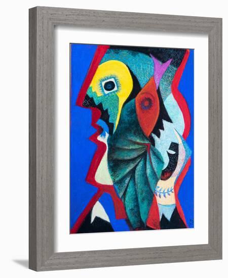 After Picasso,  pastel-Margo Starkey-Framed Giclee Print