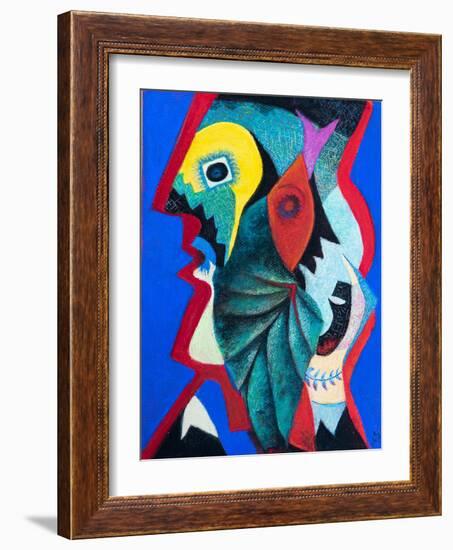 After Picasso,  pastel-Margo Starkey-Framed Giclee Print