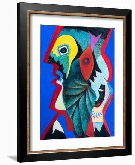 After Picasso,  pastel-Margo Starkey-Framed Giclee Print