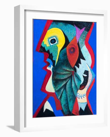 After Picasso,  pastel-Margo Starkey-Framed Giclee Print