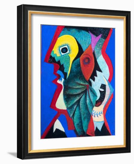 After Picasso,  pastel-Margo Starkey-Framed Giclee Print