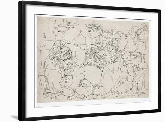 After Picasso-Dimitri Petrov-Framed Collectable Print