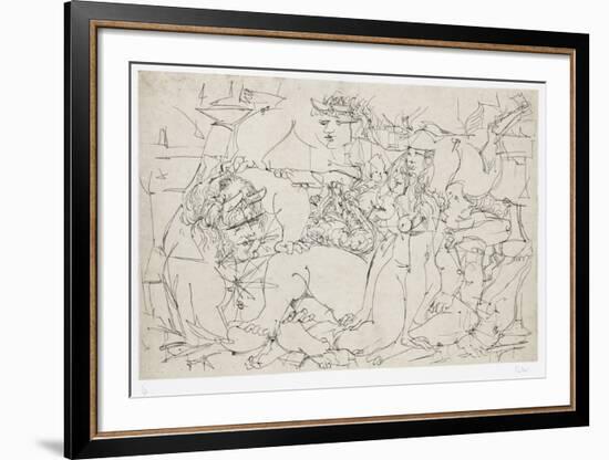 After Picasso-Dimitri Petrov-Framed Collectable Print