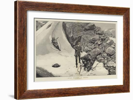 After Reindeer in Norway-Richard Caton Woodville II-Framed Giclee Print