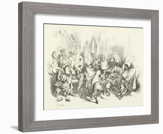 After Richelieu's Decree Against Duelling-Gustave Doré-Framed Giclee Print