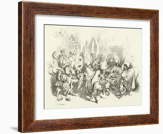 After Richelieu's Decree Against Duelling-Gustave Doré-Framed Giclee Print