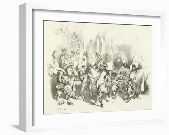 After Richelieu's Decree Against Duelling-Gustave Doré-Framed Giclee Print