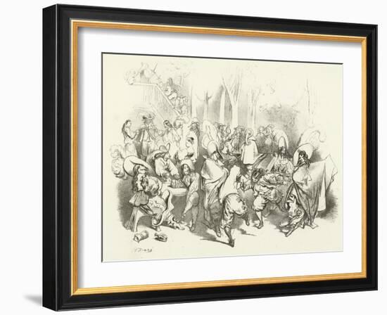 After Richelieu's Decree Against Duelling-Gustave Doré-Framed Giclee Print