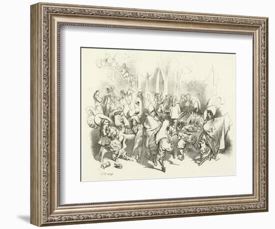 After Richelieu's Decree Against Duelling-Gustave Doré-Framed Giclee Print