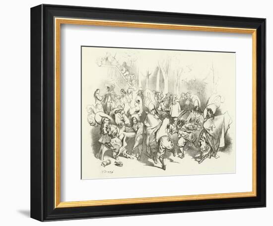 After Richelieu's Decree Against Duelling-Gustave Doré-Framed Giclee Print